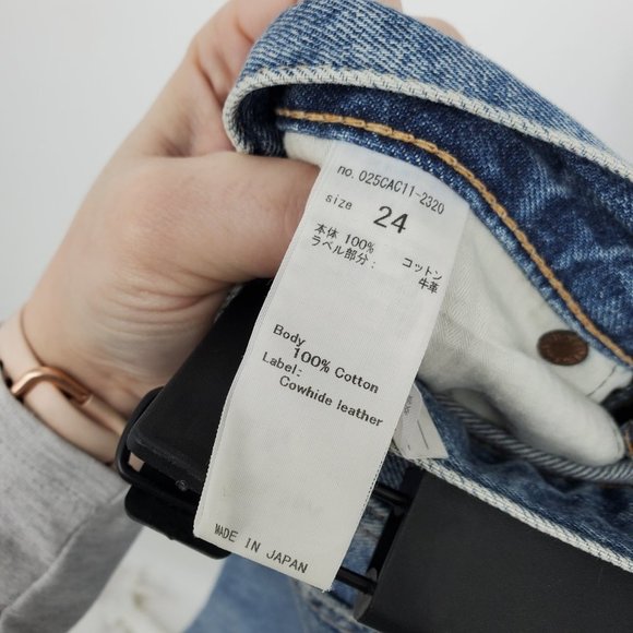 NWT Moussy Vintage Quincy Flare Blue Jean High Rise Size 24 - Picture 7 of 11